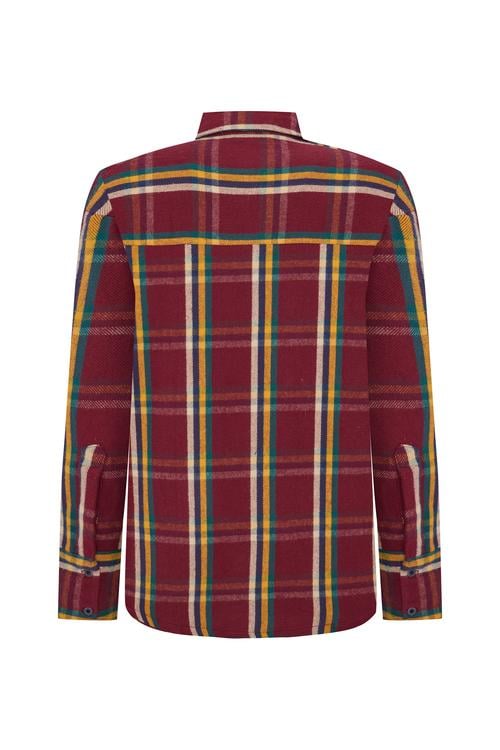  EKOSELİ ÇİFT CEPLİ UZUN KOLLU GÖMLEK