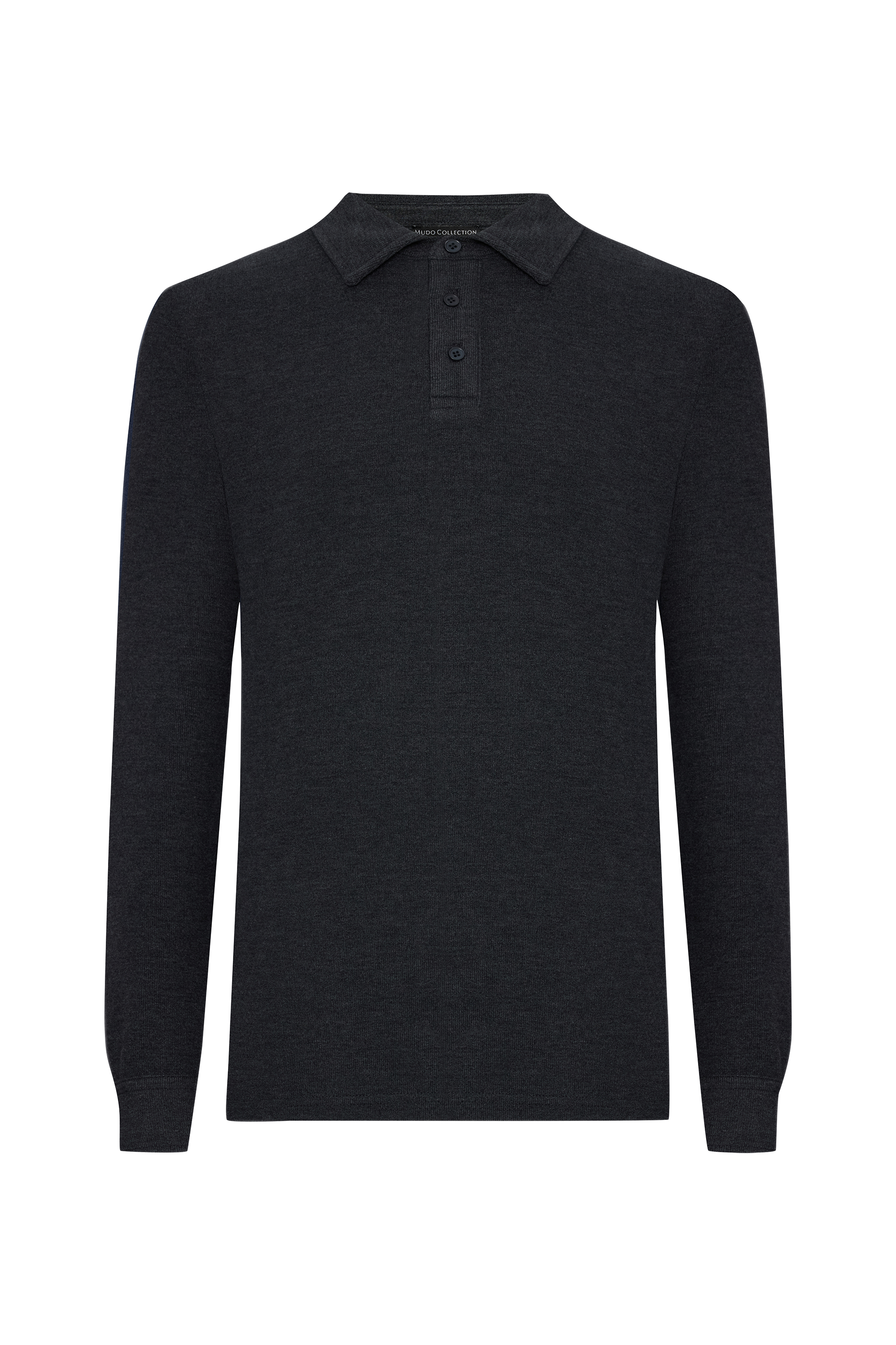 DÜĞMELİ POLO YAKA SWEATSHIRT