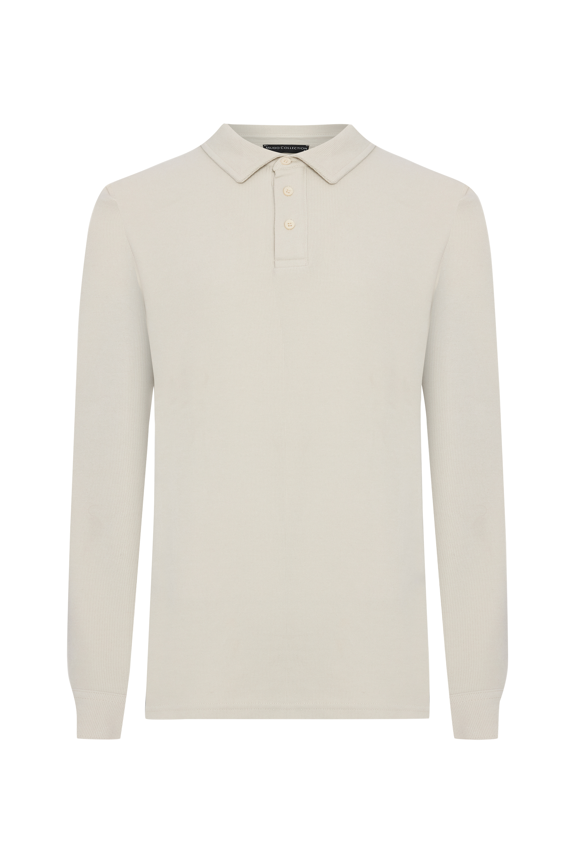 DÜĞMELİ POLO YAKA SWEATSHIRT