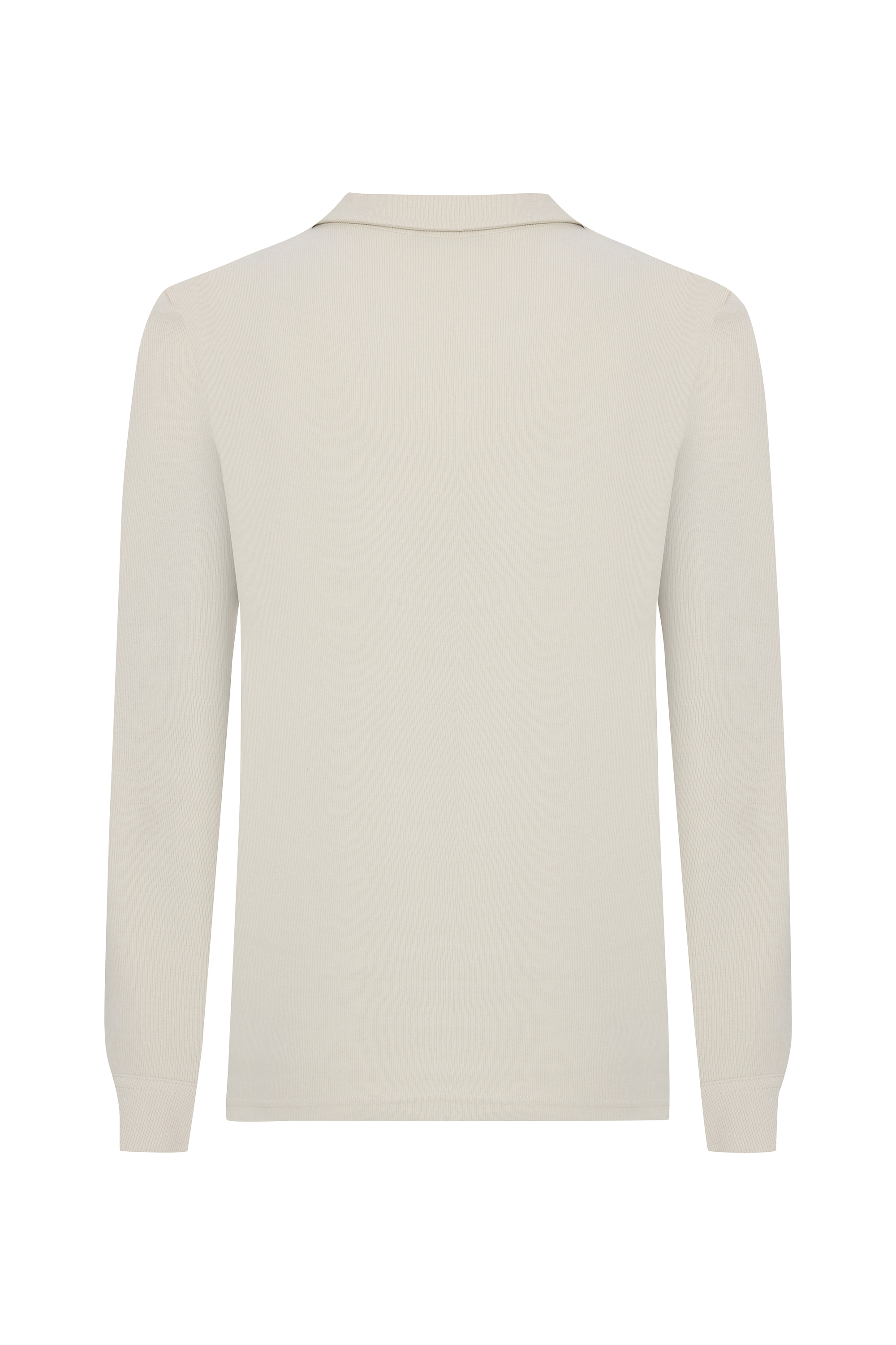 DÜĞMELİ POLO YAKA SWEATSHIRT