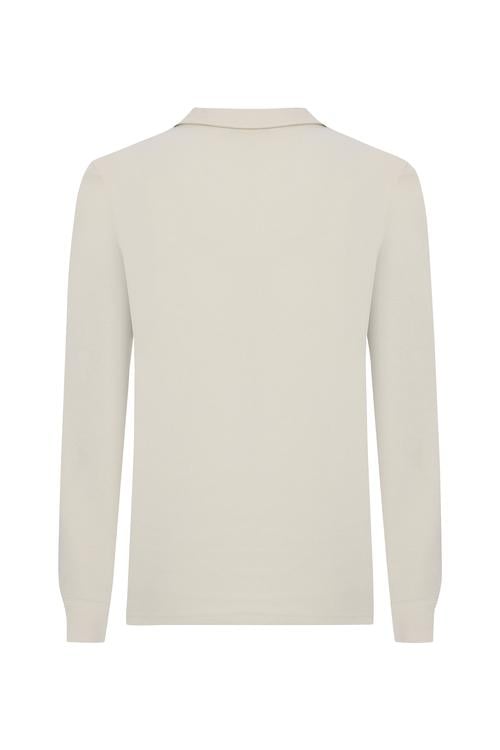 DÜĞMELİ POLO YAKA SWEATSHIRT