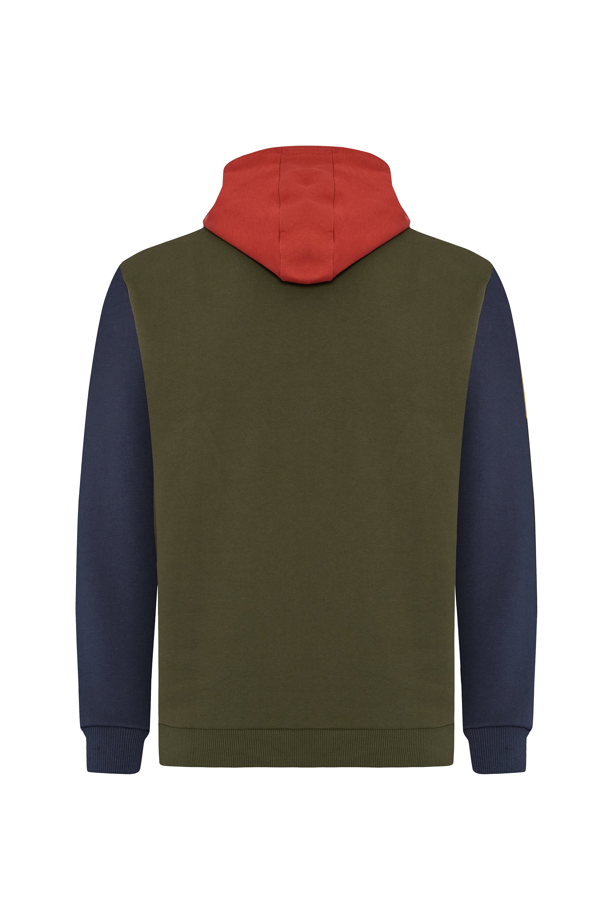 RENK BLOKLU KAPÜŞONLU SWEATSHIRT