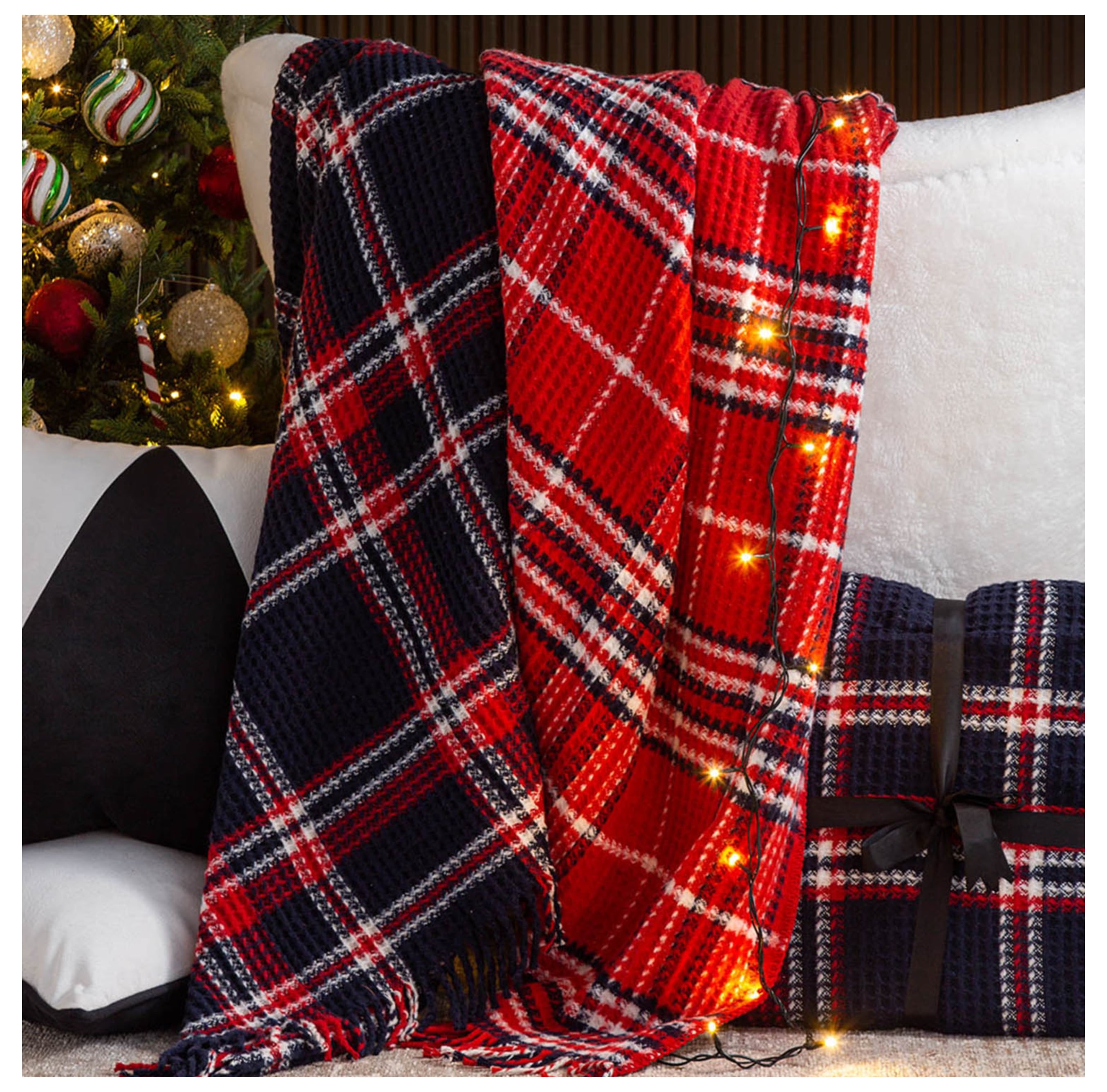 OXFORD KARELİ BATTANİYE LACİVERT 150x200