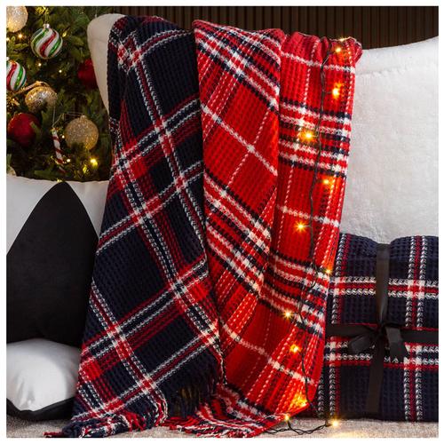 OXFORD KARELİ BATTANİYE ÇİFT KİŞİLİK LACİVERT 200x220