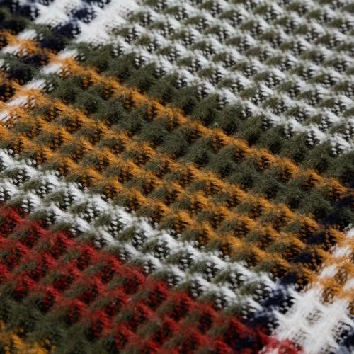  OXFORD KARELİ DİZ ÜSTÜ  BATTANİYE YEŞİL 130x170