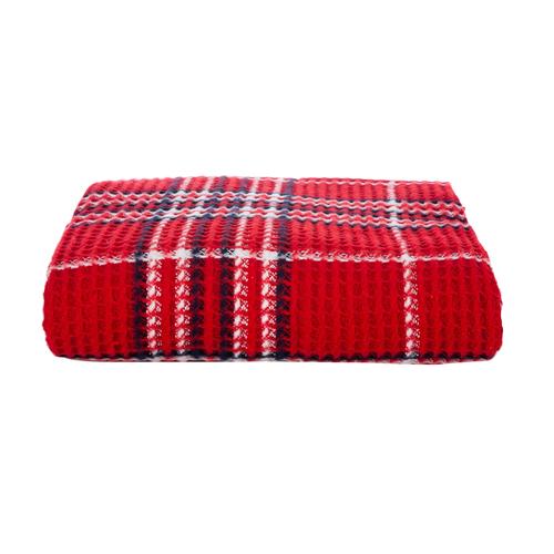  OXFORD KARELİ BATTANİYE KIRMIZI 150x200