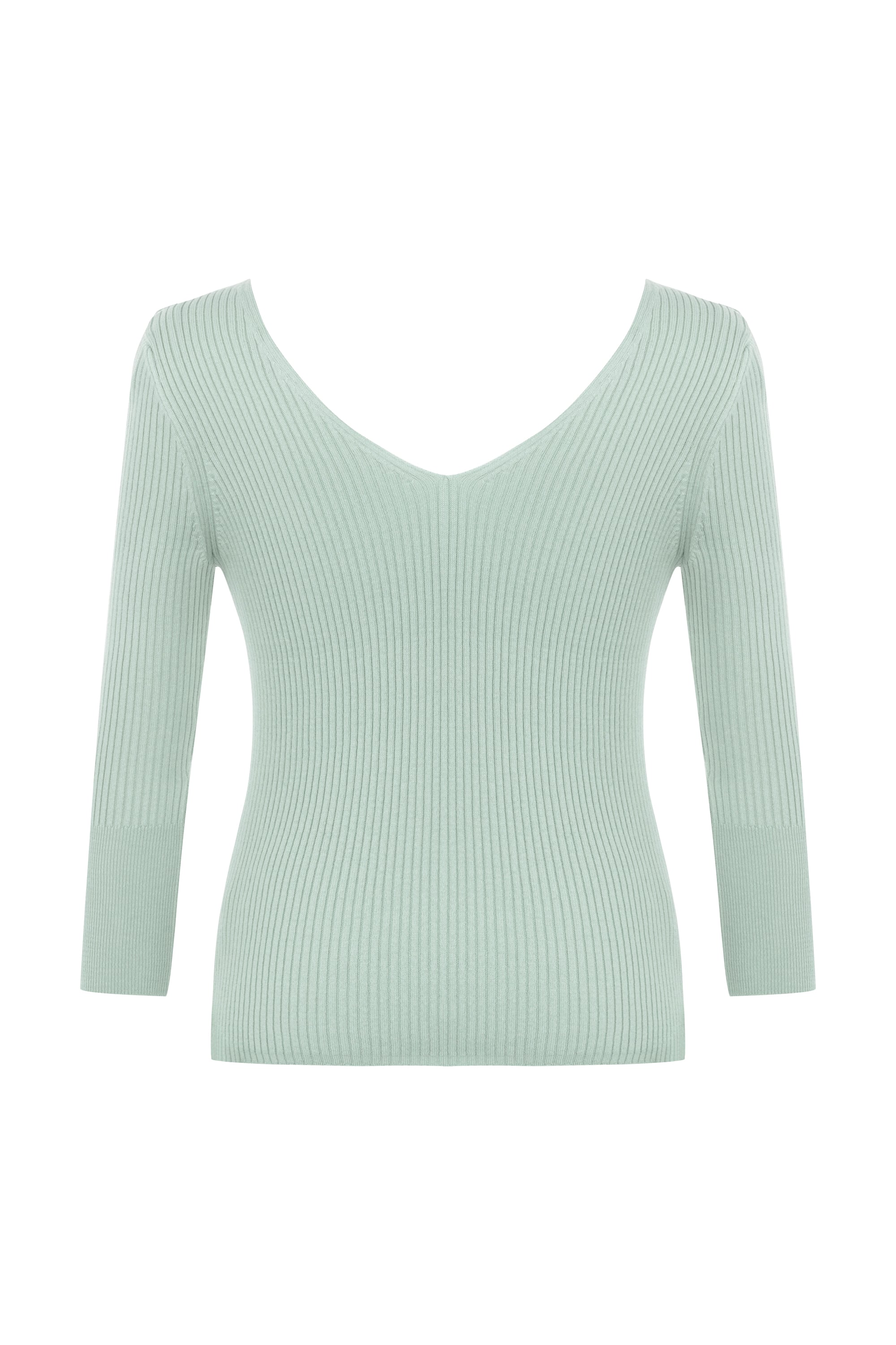 FİTİLLİ V YAKA TRİKO KAZAK