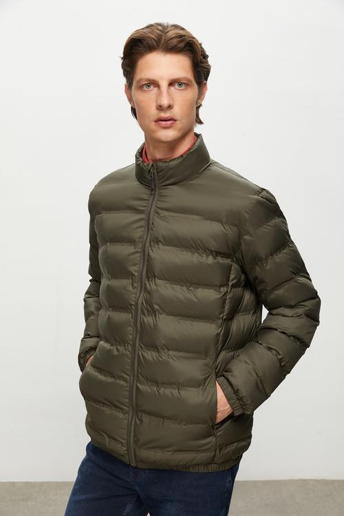 DİK YAKA ŞİŞME MONT