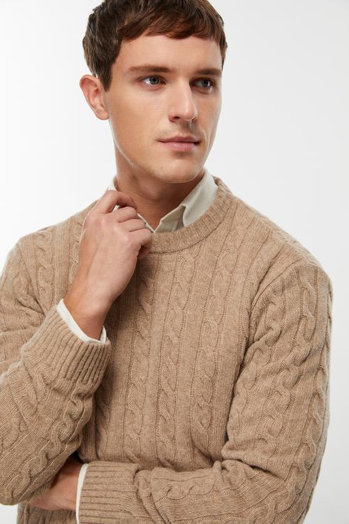  YÜN KARIŞIMLI SAÇ ÖRGÜ TRİKO KAZAK