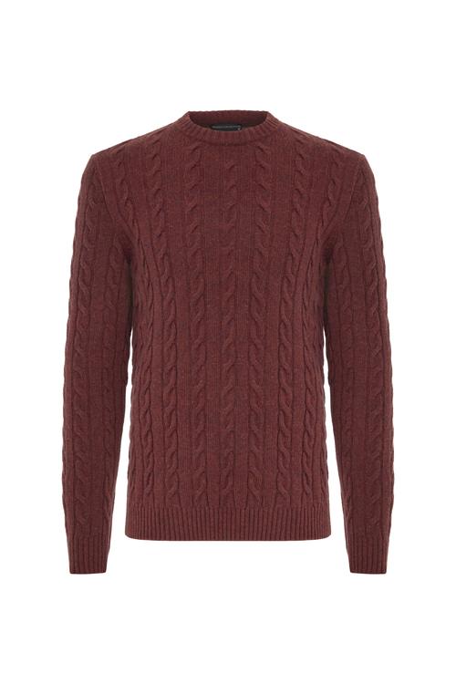  YÜN KARIŞIMLI SAÇ ÖRGÜ TRİKO KAZAK