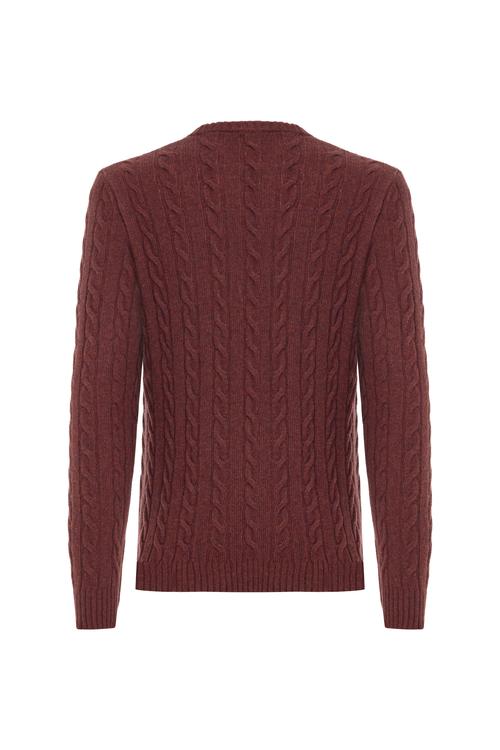  YÜN KARIŞIMLI SAÇ ÖRGÜ TRİKO KAZAK