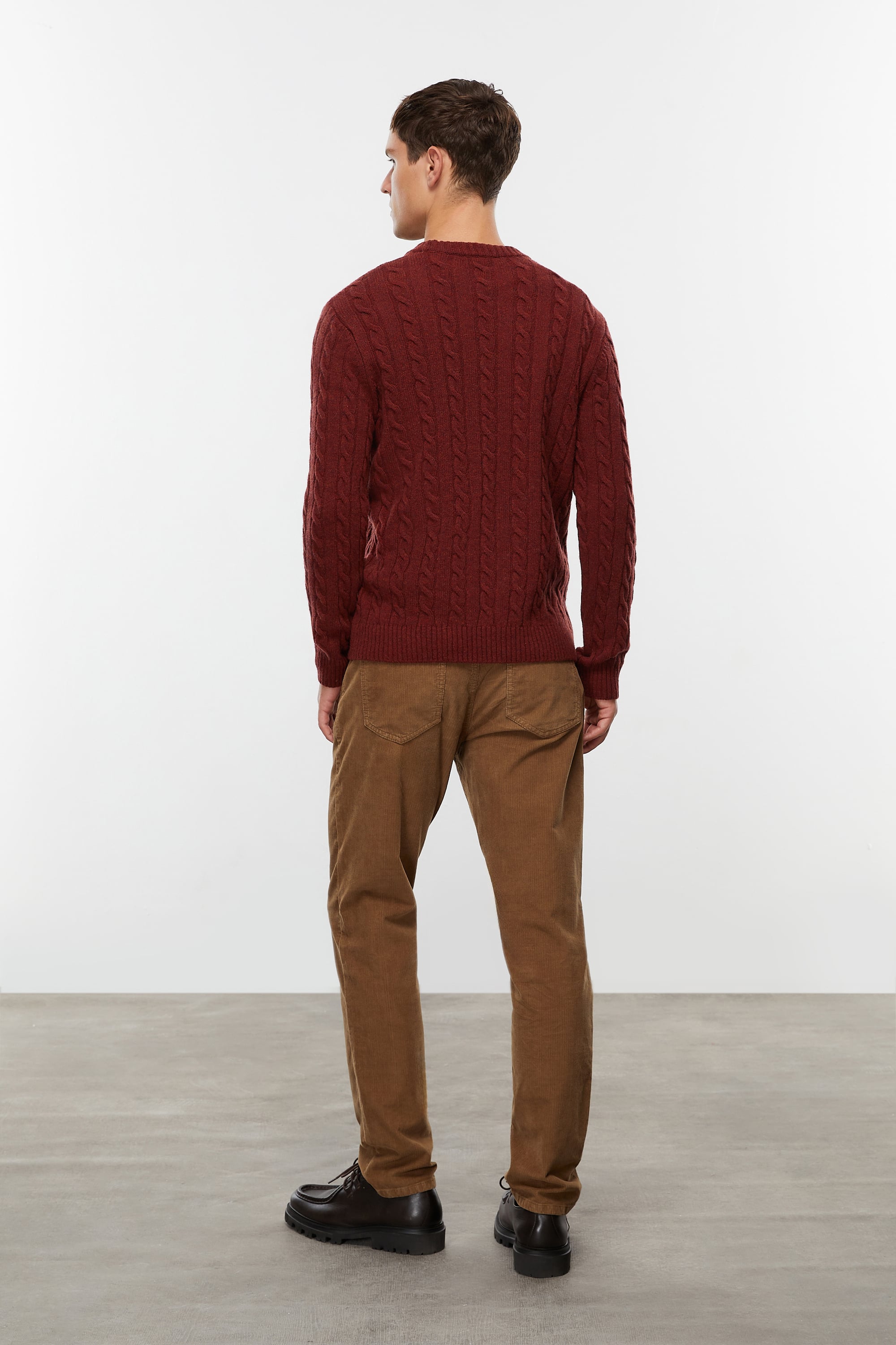 YÜN KARIŞIMLI SAÇ ÖRGÜ TRİKO KAZAK