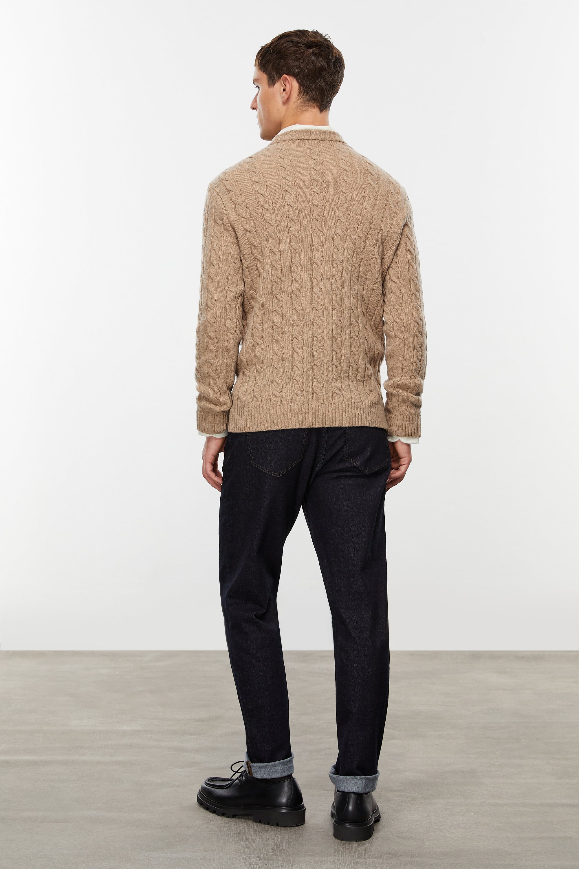 YÜN KARIŞIMLI SAÇ ÖRGÜ TRİKO KAZAK