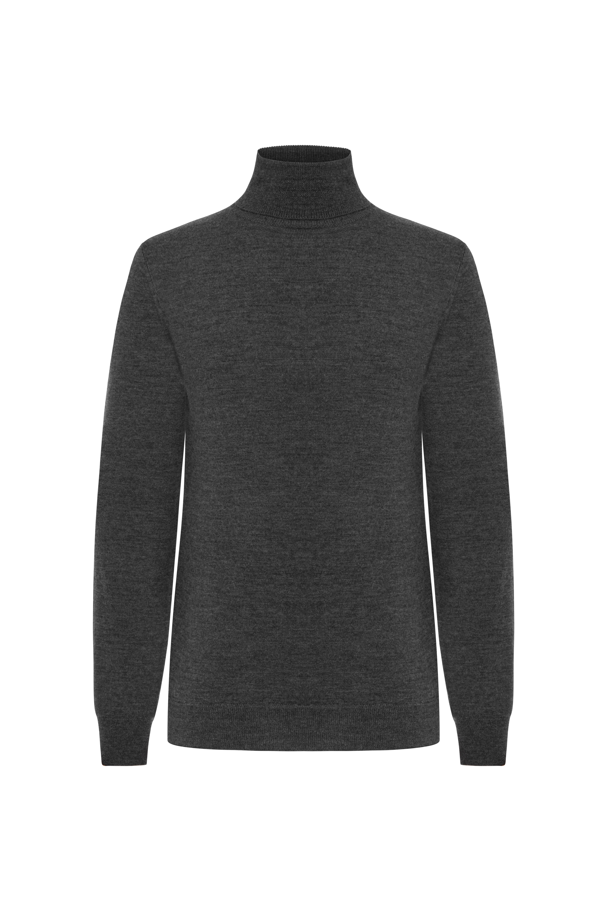 BALIKÇI YAKA MERİNO YÜN KAZAK