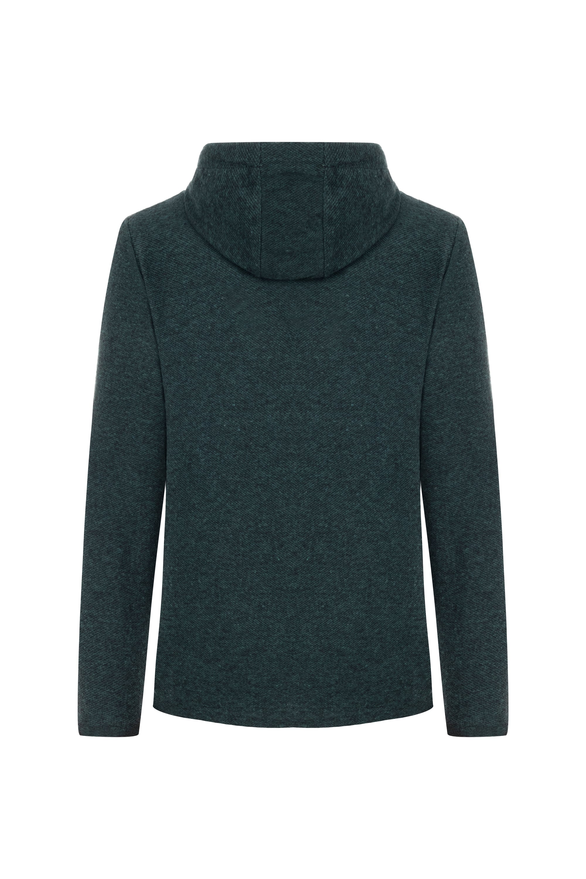 DOKULU KAPÜŞONLU SWEATSHIRT