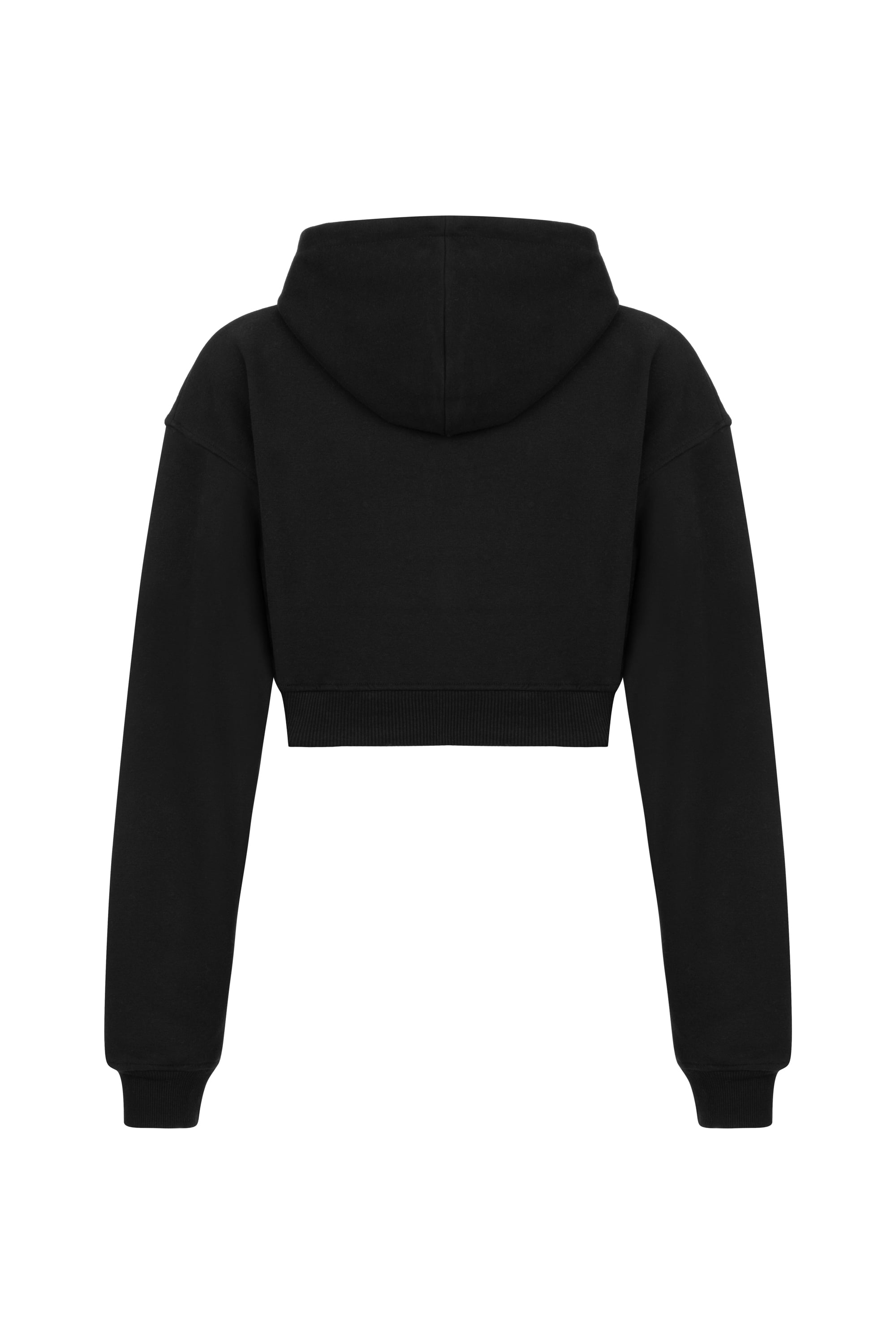 KAPÜŞONLU CROP SWEATSHIRT