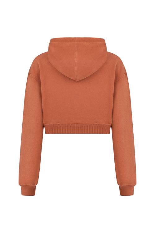  KAPÜŞONLU CROP SWEATSHIRT