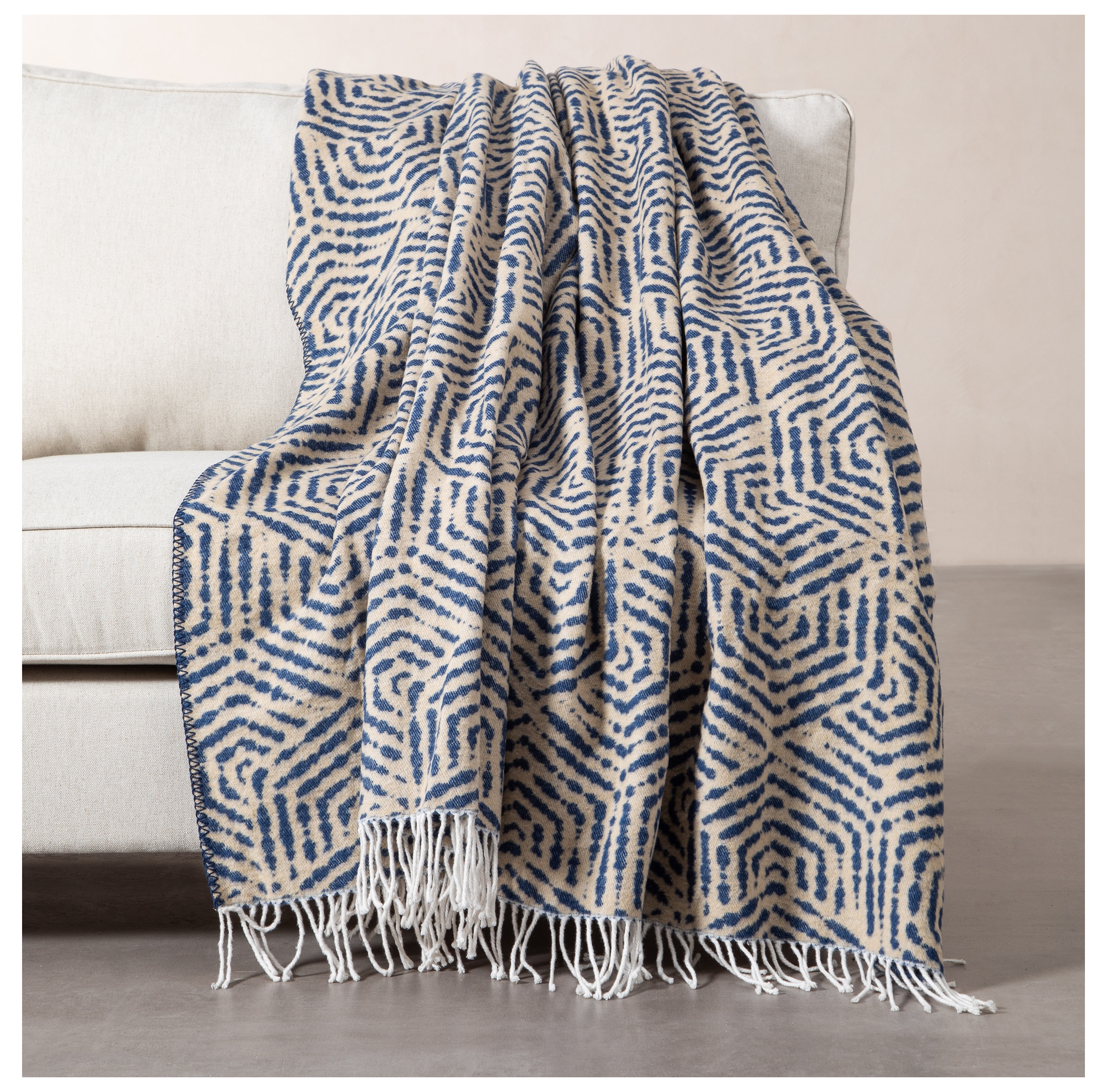 DORA PÜSKÜLLÜ BATTANİYE LACİVERT 200X220