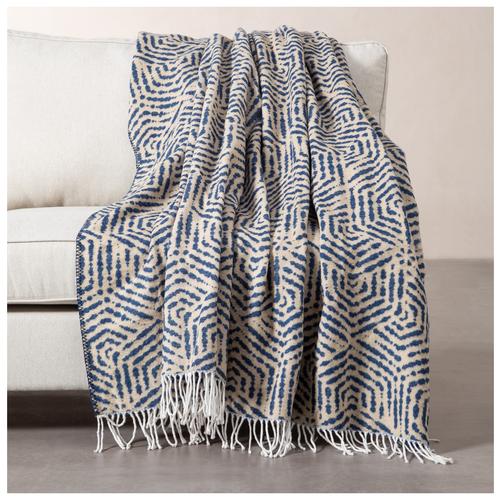 DORA PÜSKÜLLÜ BATTANİYE LACİVERT 200X220