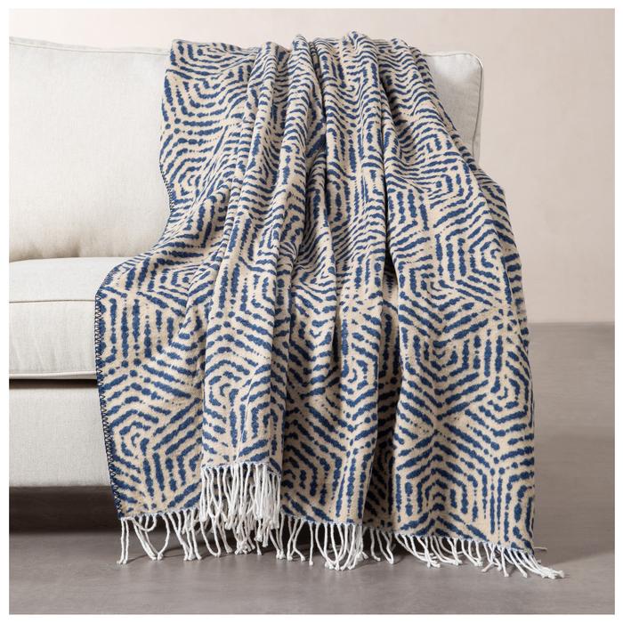 DORA PÜSKÜLLÜ BATTANİYE LACİVERT 200X220