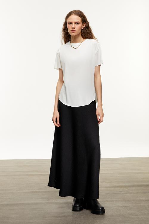  MODAL KARIŞIMLI KISA KOLLU T-SHIRT