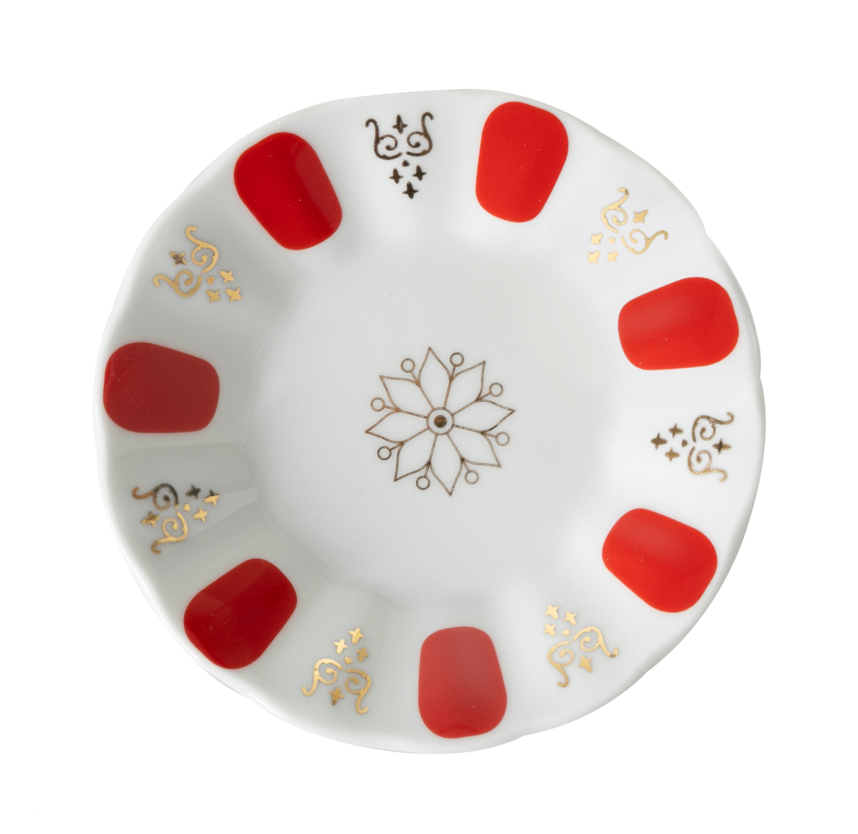 ACEM ÇAY TABAĞI - KIRMIZI 6 LI