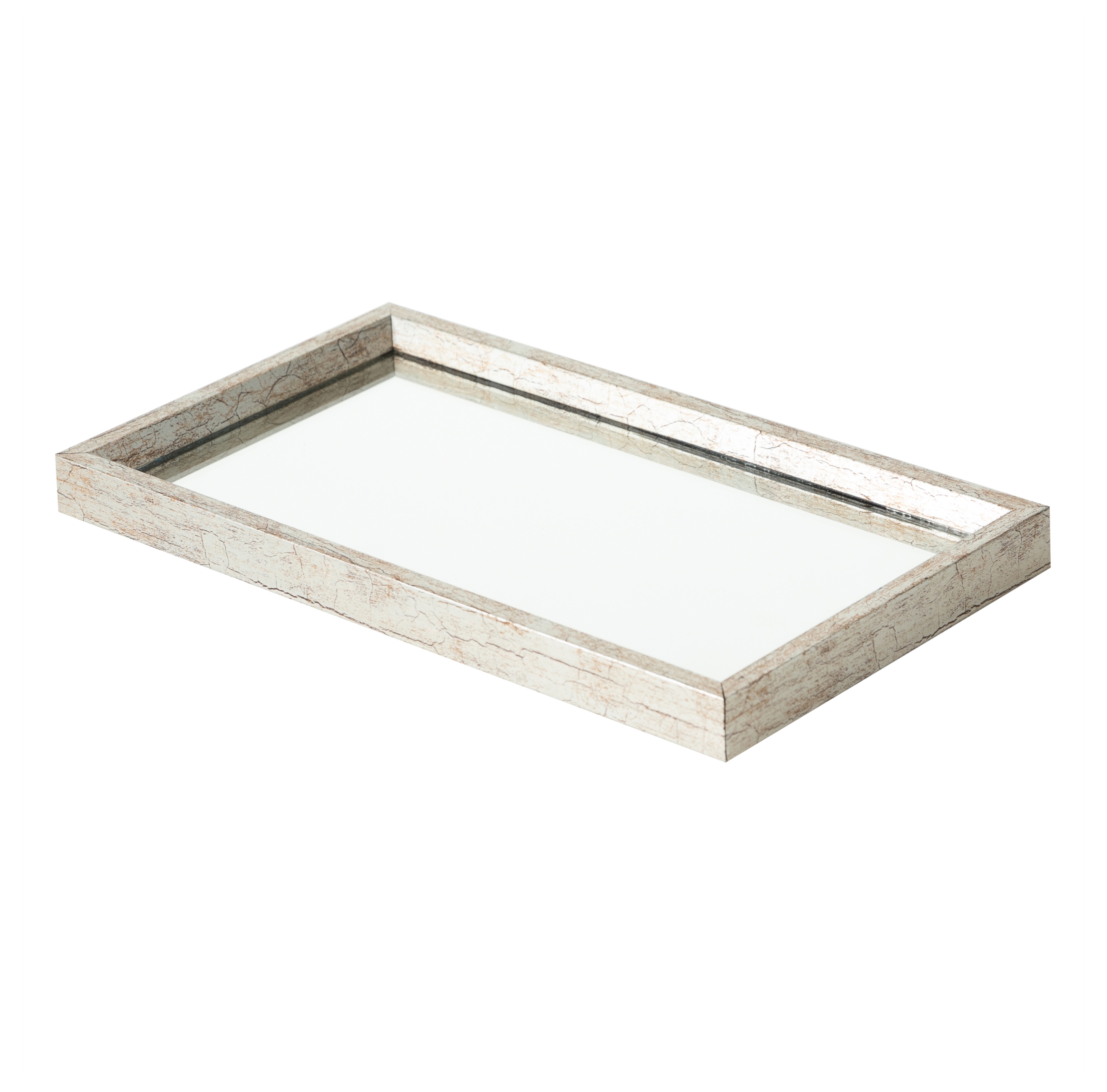 SILVER DEKORATİF TEPSİ 15X26 CM