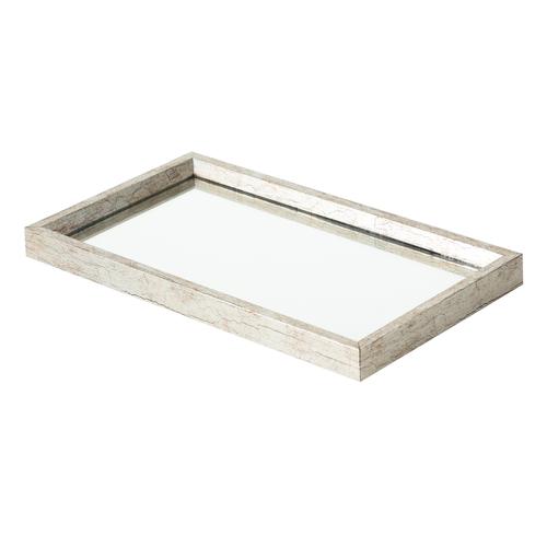  SILVER DEKORATİF TEPSİ 15X26 CM