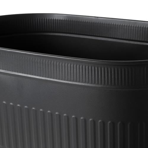  SİYAH KATLANABİLİR AYAKLI ODUN KOVASI 55 CM