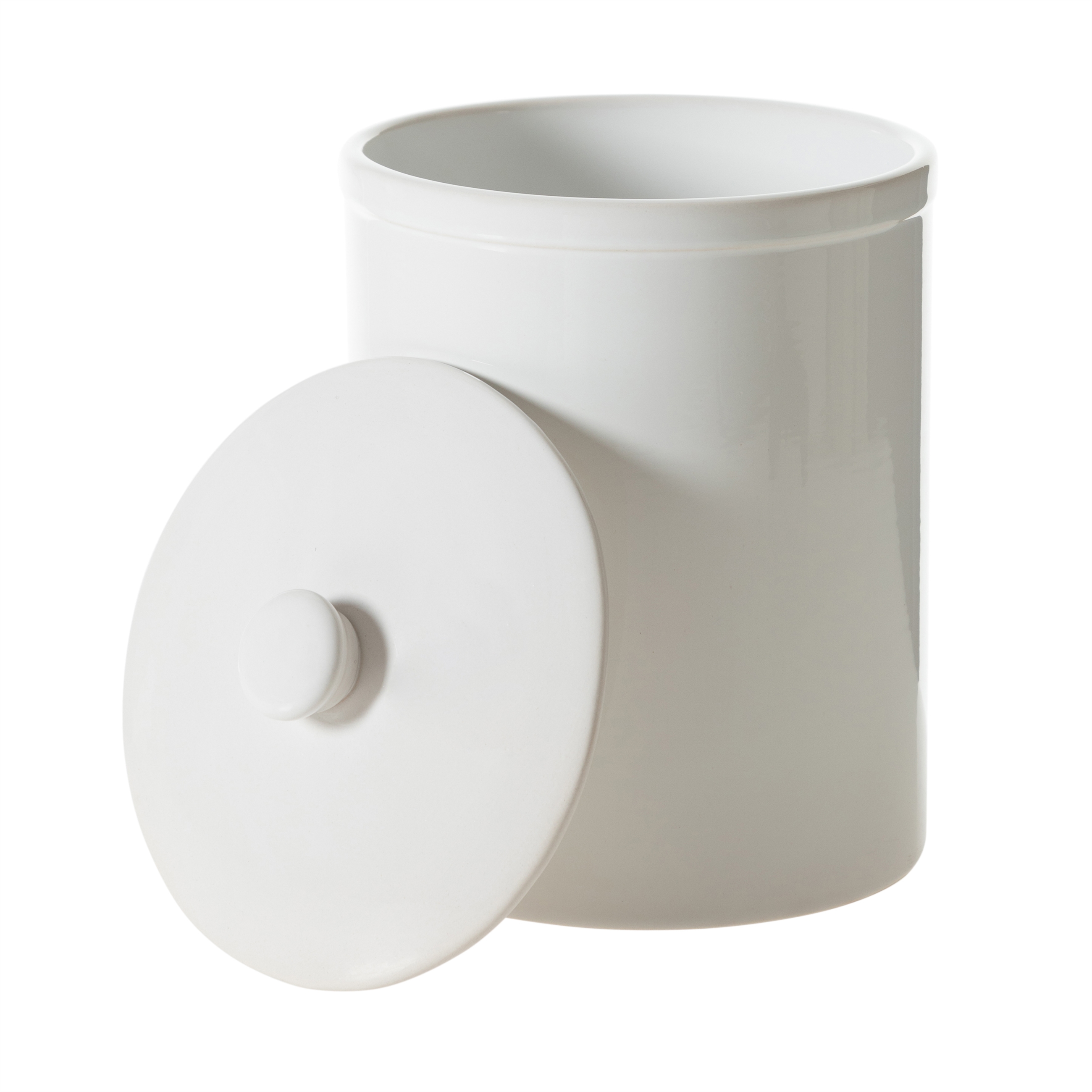 PARLAK BEYAZ ÇÖP KOVASI 3 LT