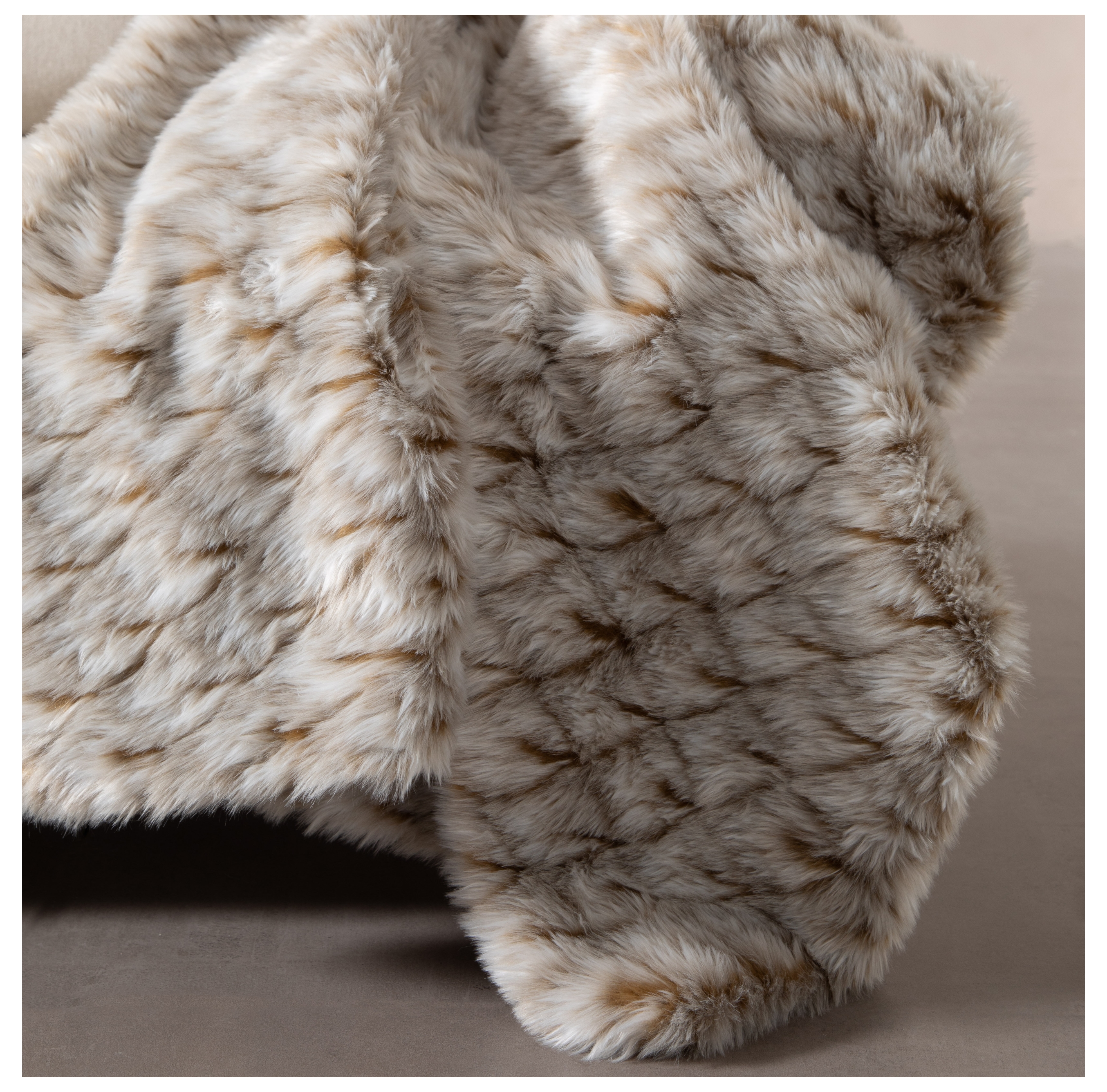 LEWIN KOLTUK ŞALI GRİ 130X150CM