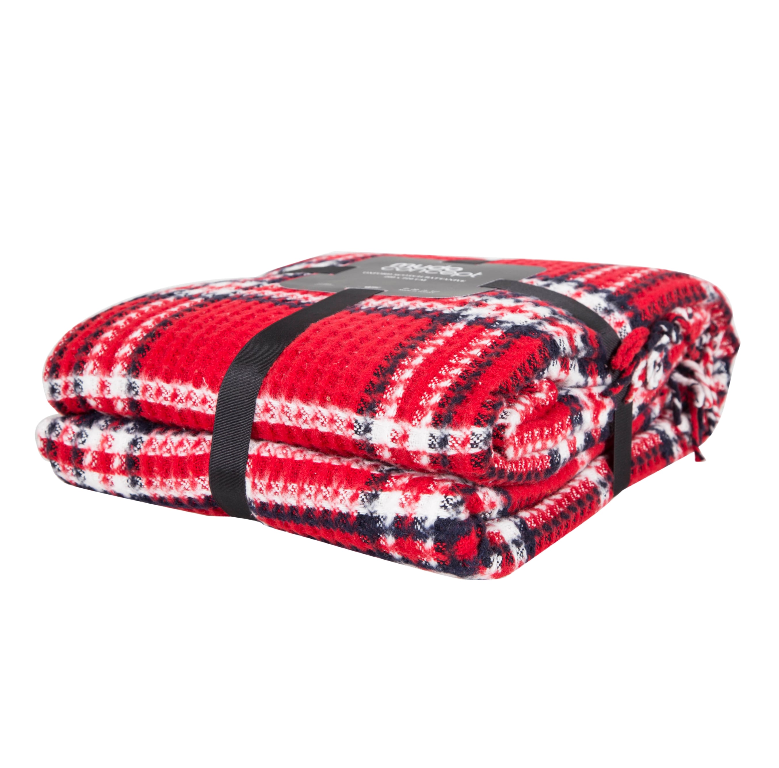 OXFORD KARELİ BATTANİYE ÇİFT KİŞİLİK KIRMIZI 200X220