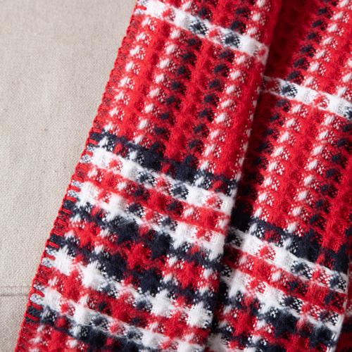  OXFORD KARELİ BATTANİYE KIRMIZI 150x200