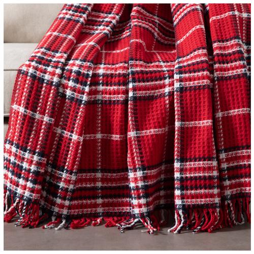 OXFORD KARELİ BATTANİYE ÇİFT KİŞİLİK KIRMIZI 200X220