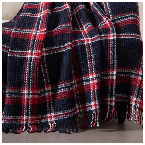 OXFORD KARELİ BATTANİYE ÇİFT KİŞİLİK LACİVERT 200x220