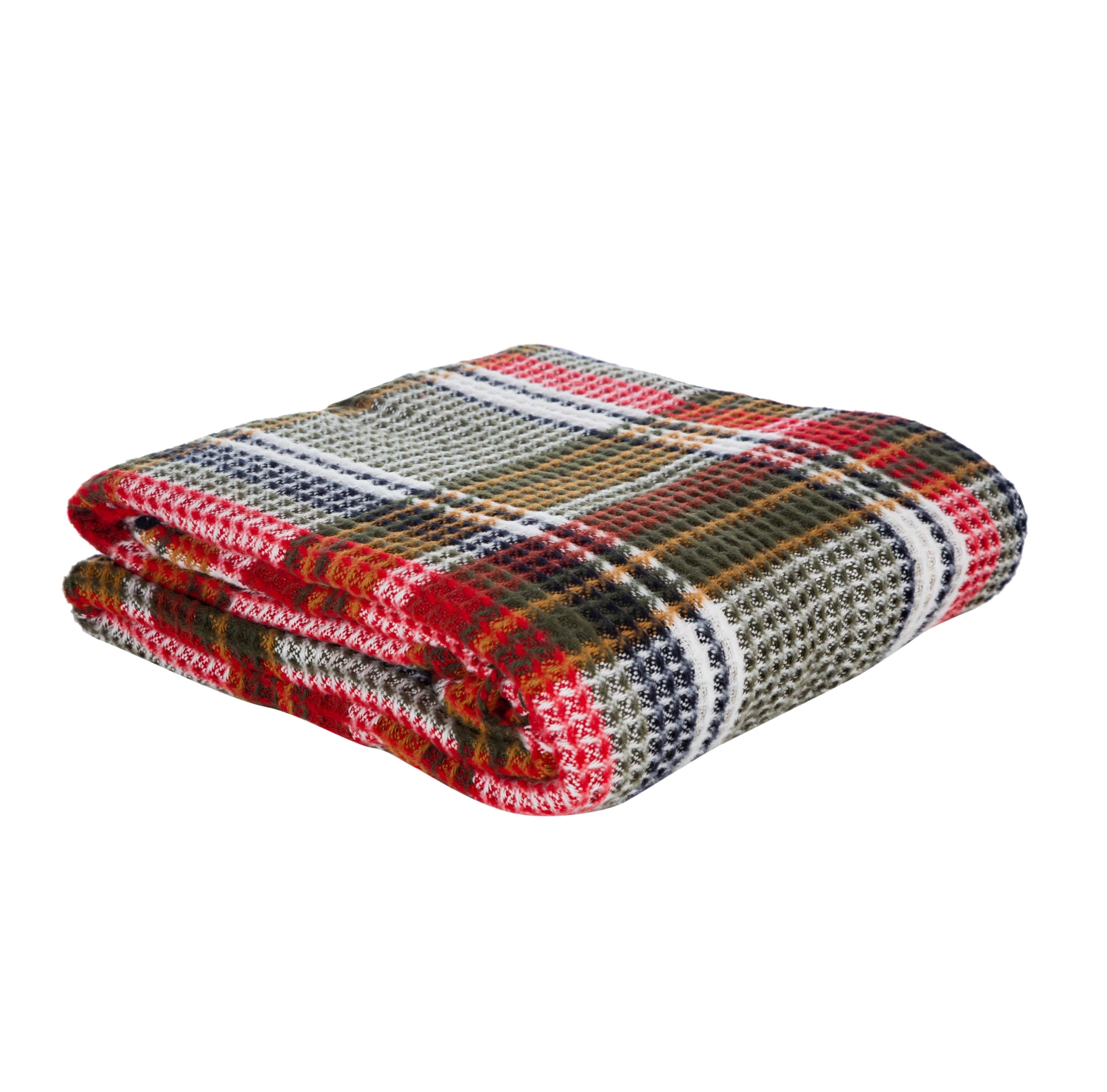 OXFORD KARELİ DİZ ÜSTÜ  BATTANİYE YEŞİL 130x170