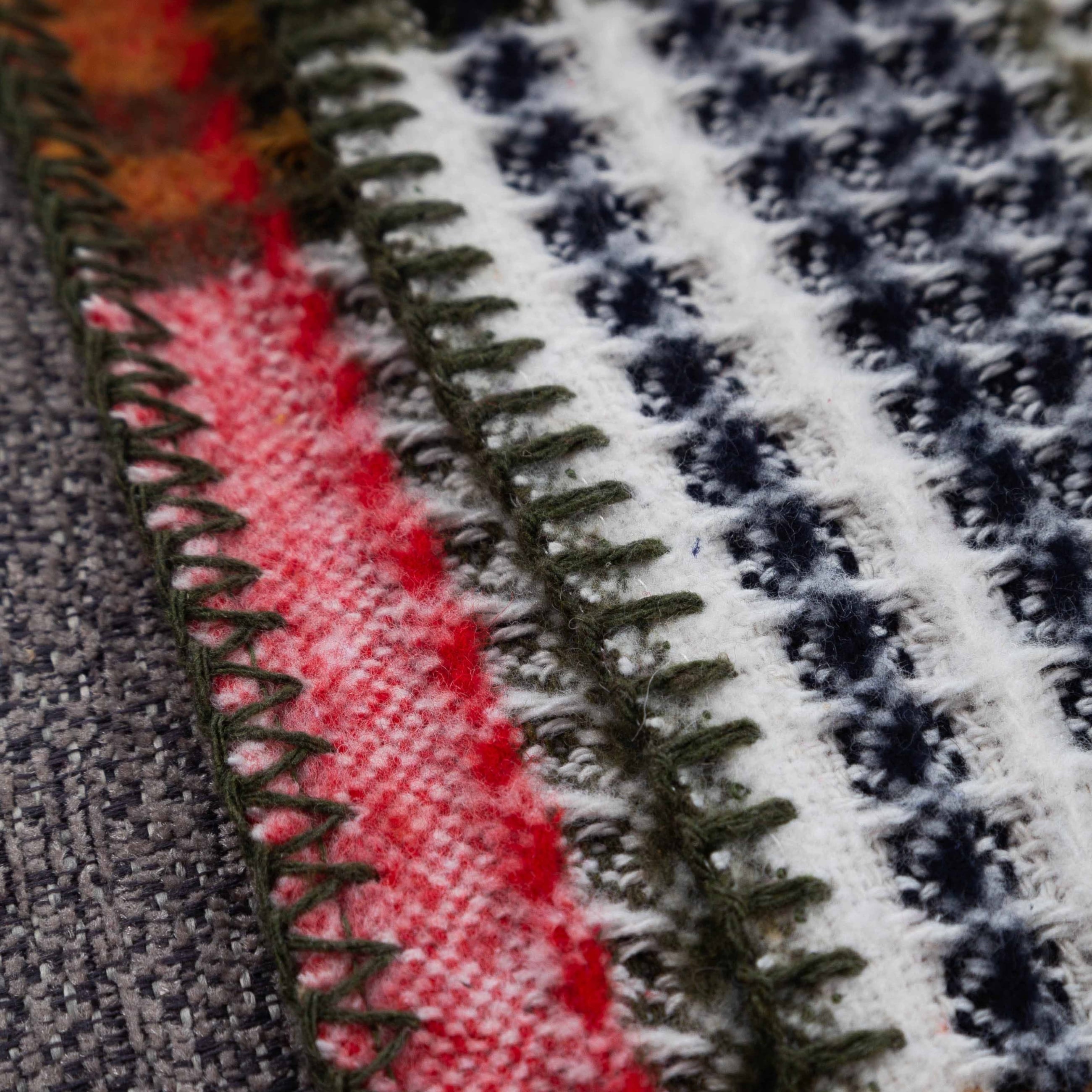 OXFORD KARELİ DİZ ÜSTÜ  BATTANİYE YEŞİL 130x170