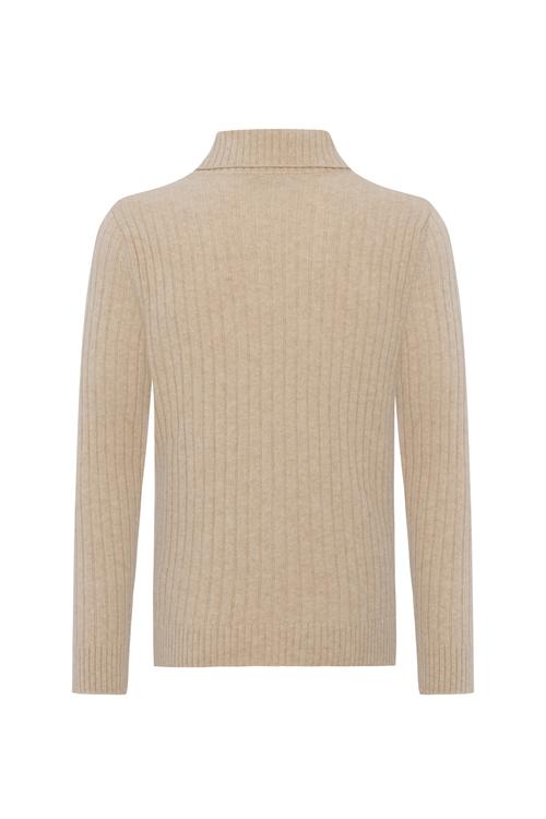  DÜĞMELİ POLO YAKA YÜN KAZAK