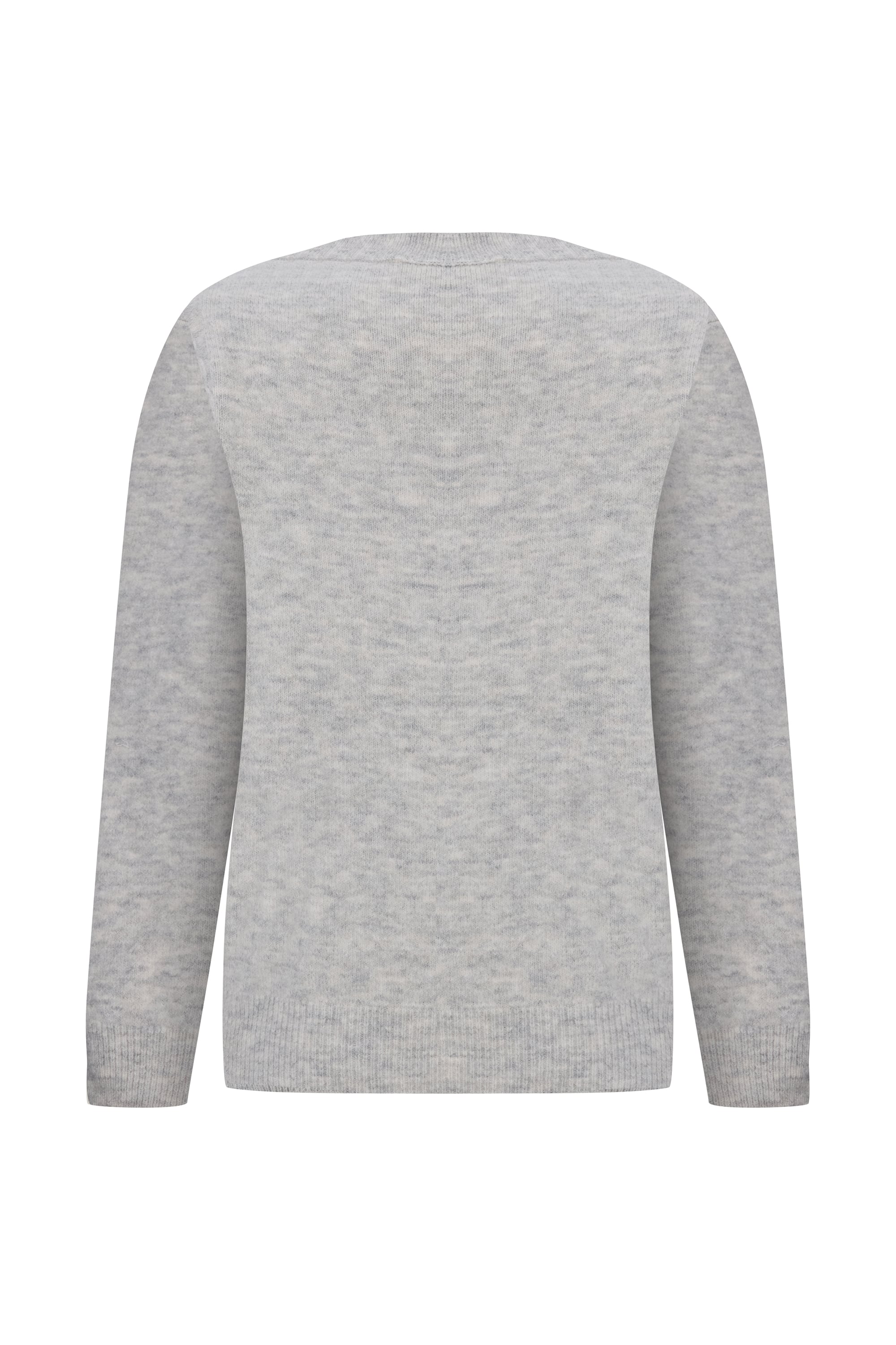 ÖRGÜLÜ İNCİ İŞLEMELİ KAZAK