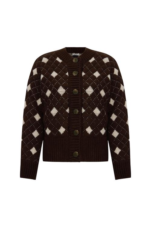  JAKARLI OVERSIZE DÜĞMELİ HIRKA