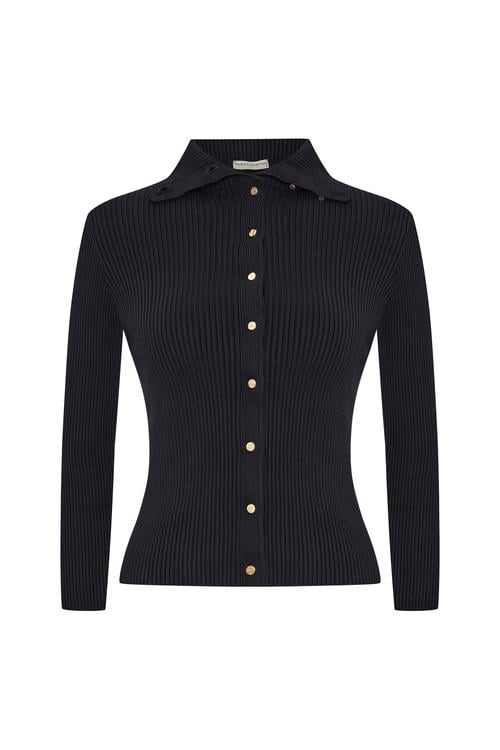 DİK YAKA TRİKO HIRKA