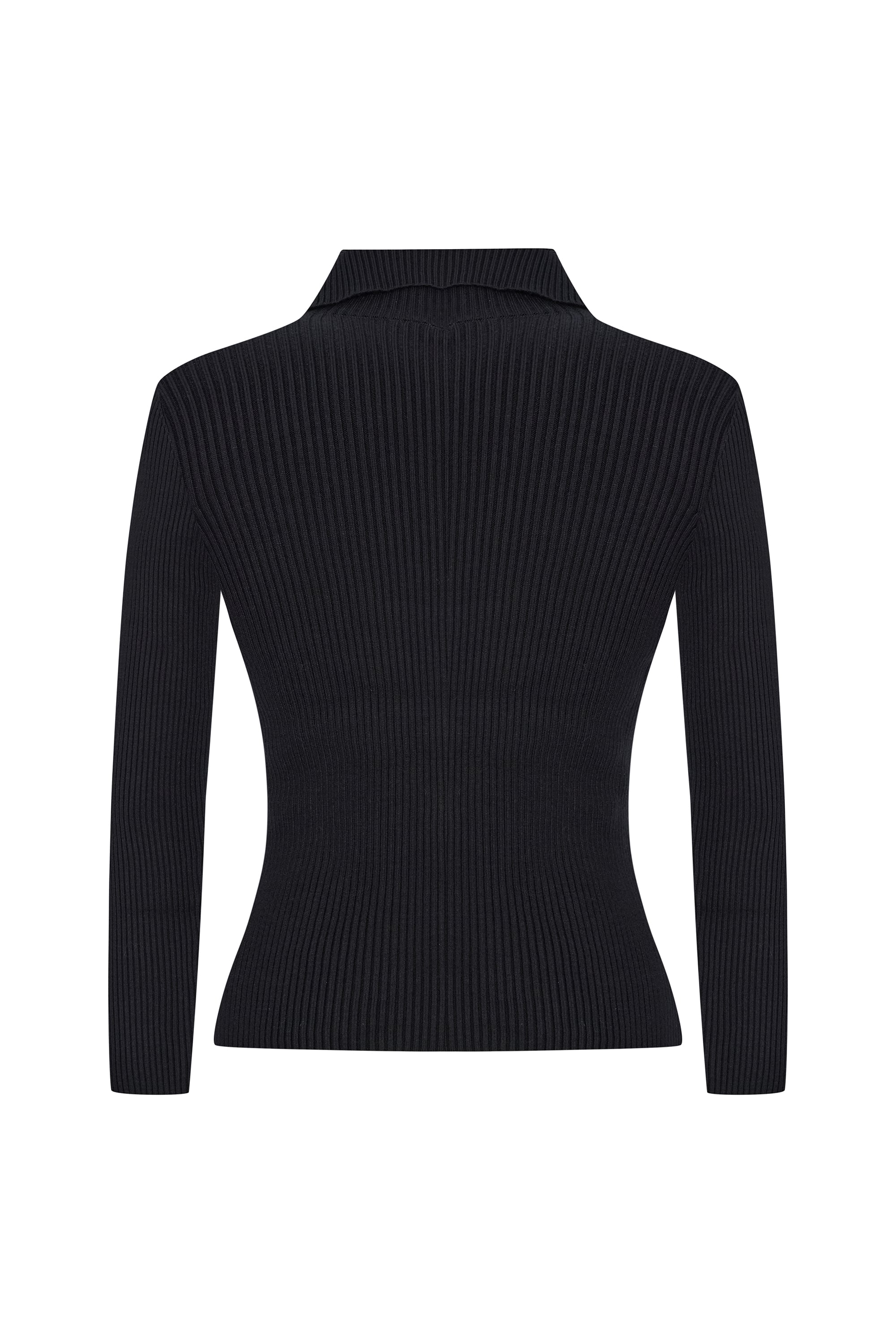 DİK YAKA TRİKO HIRKA