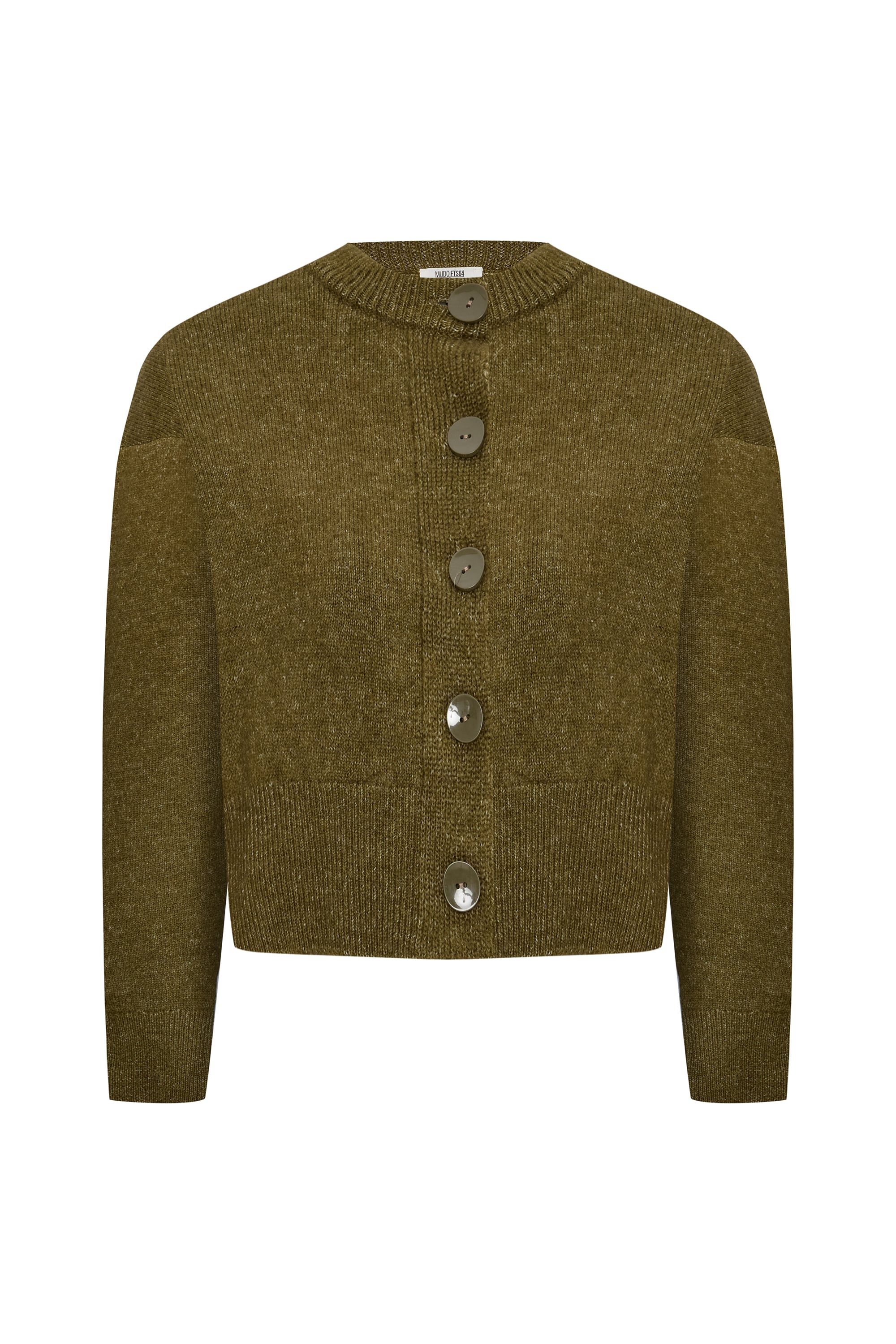 BİSİKLET YAKA CROP HIRKA