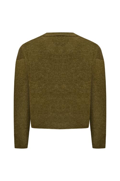  BİSİKLET YAKA CROP HIRKA