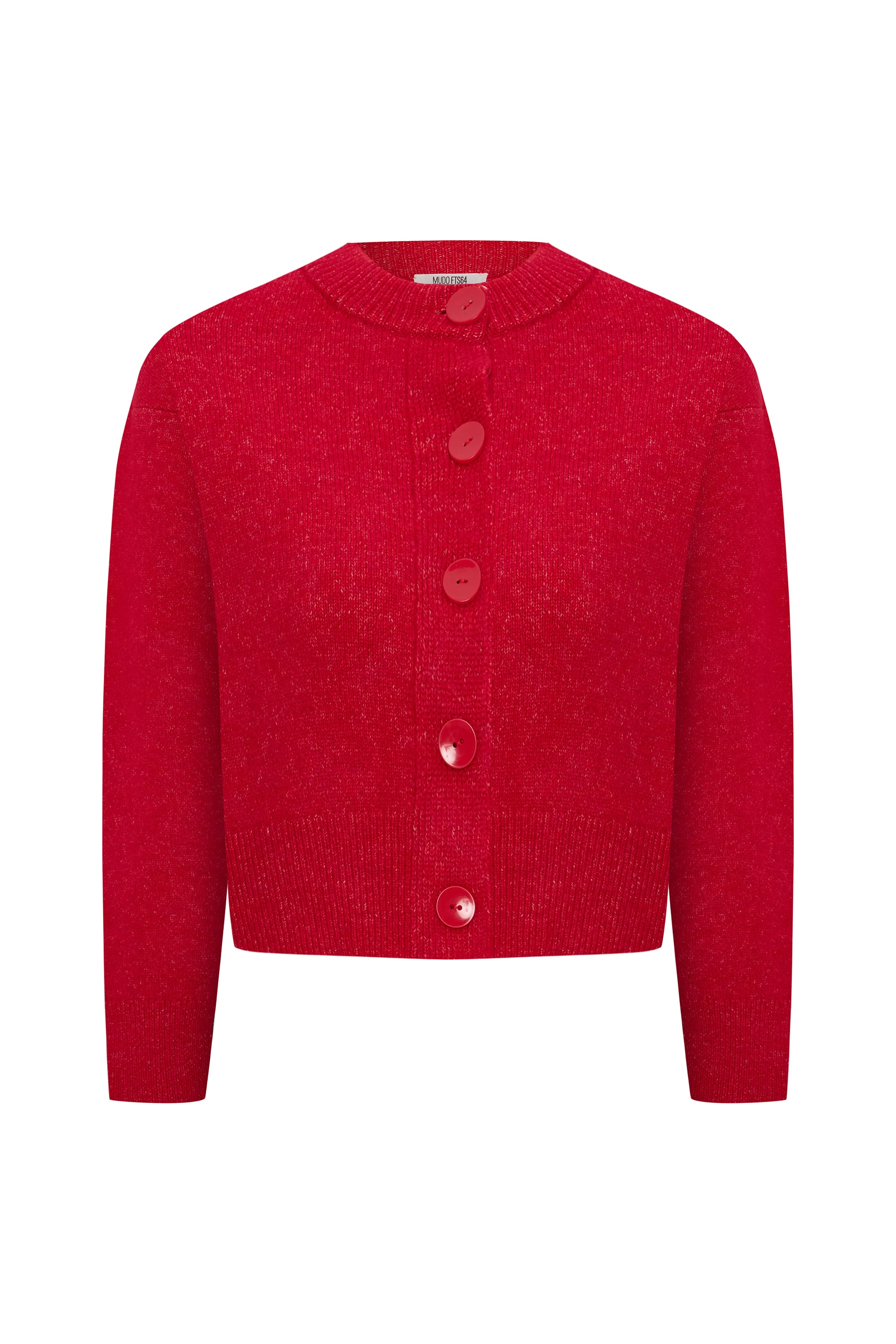 BİSİKLET YAKA CROP HIRKA