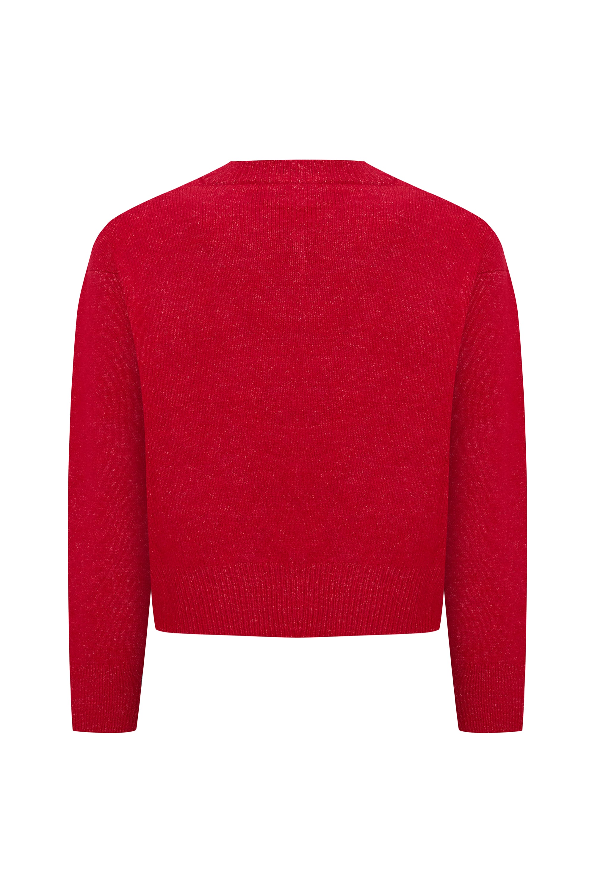 BİSİKLET YAKA CROP HIRKA