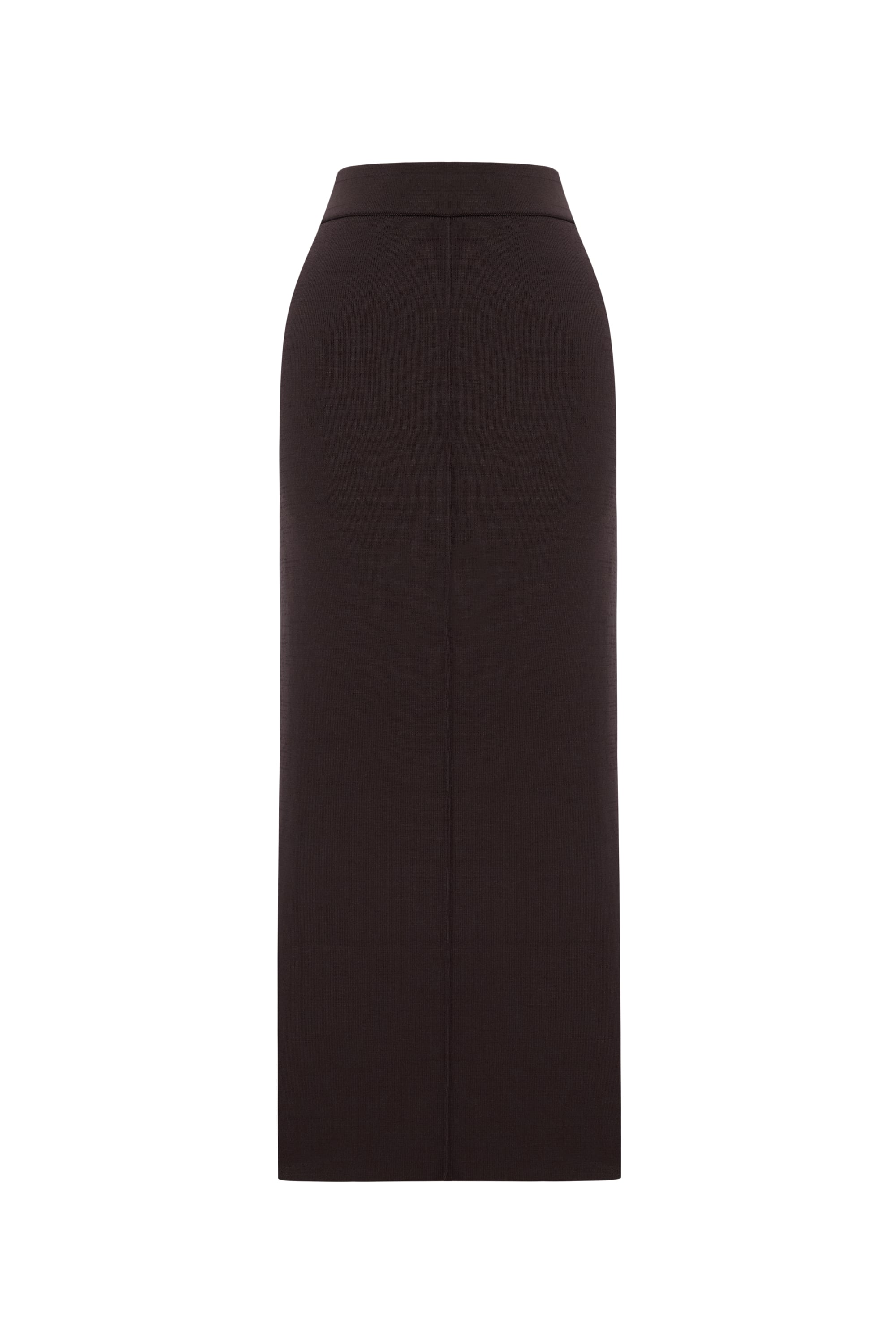 YIRTMAÇLI TRİKO MİDİ ETEK