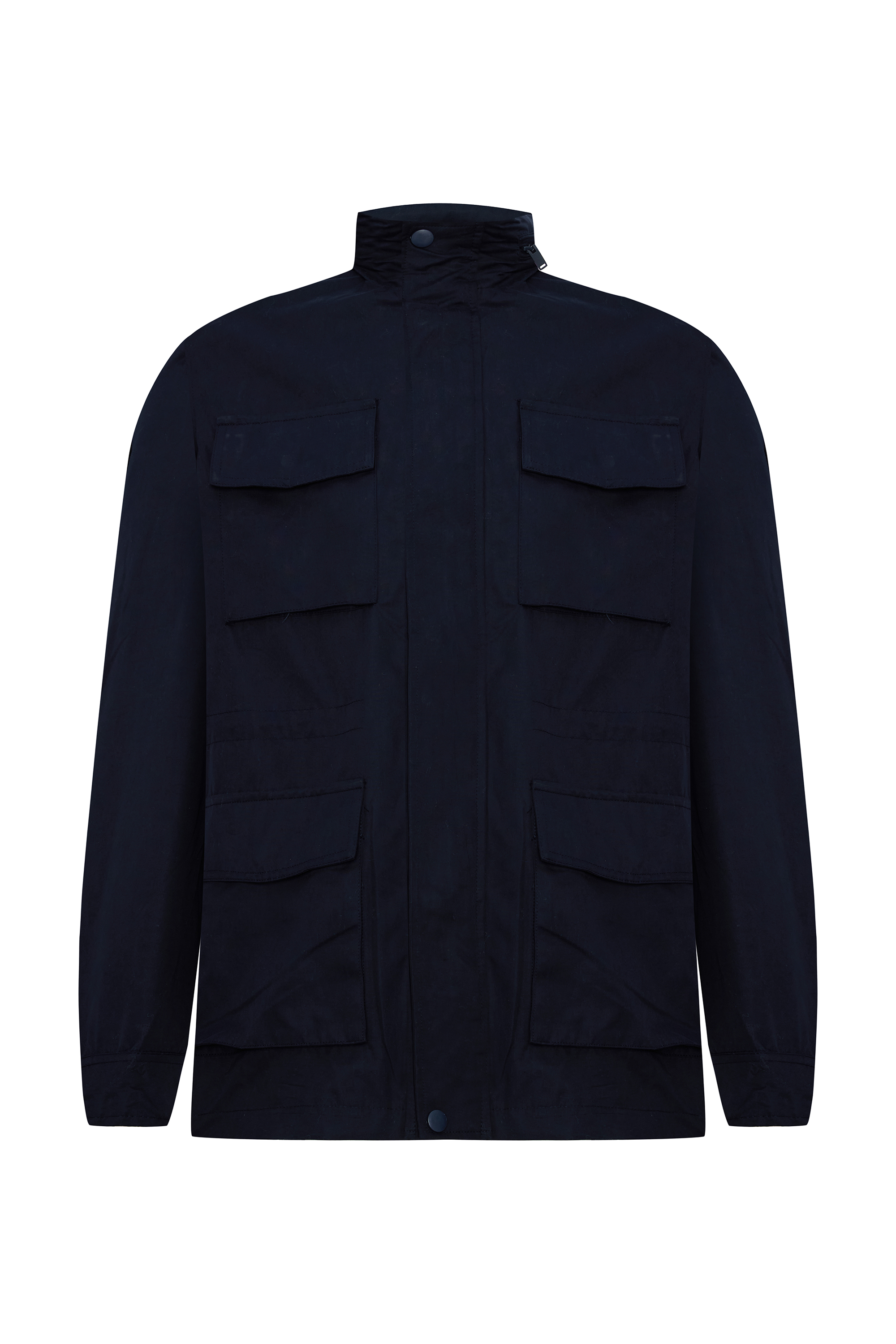 KAPÜŞONLU ÇOK CEPLİ MONT