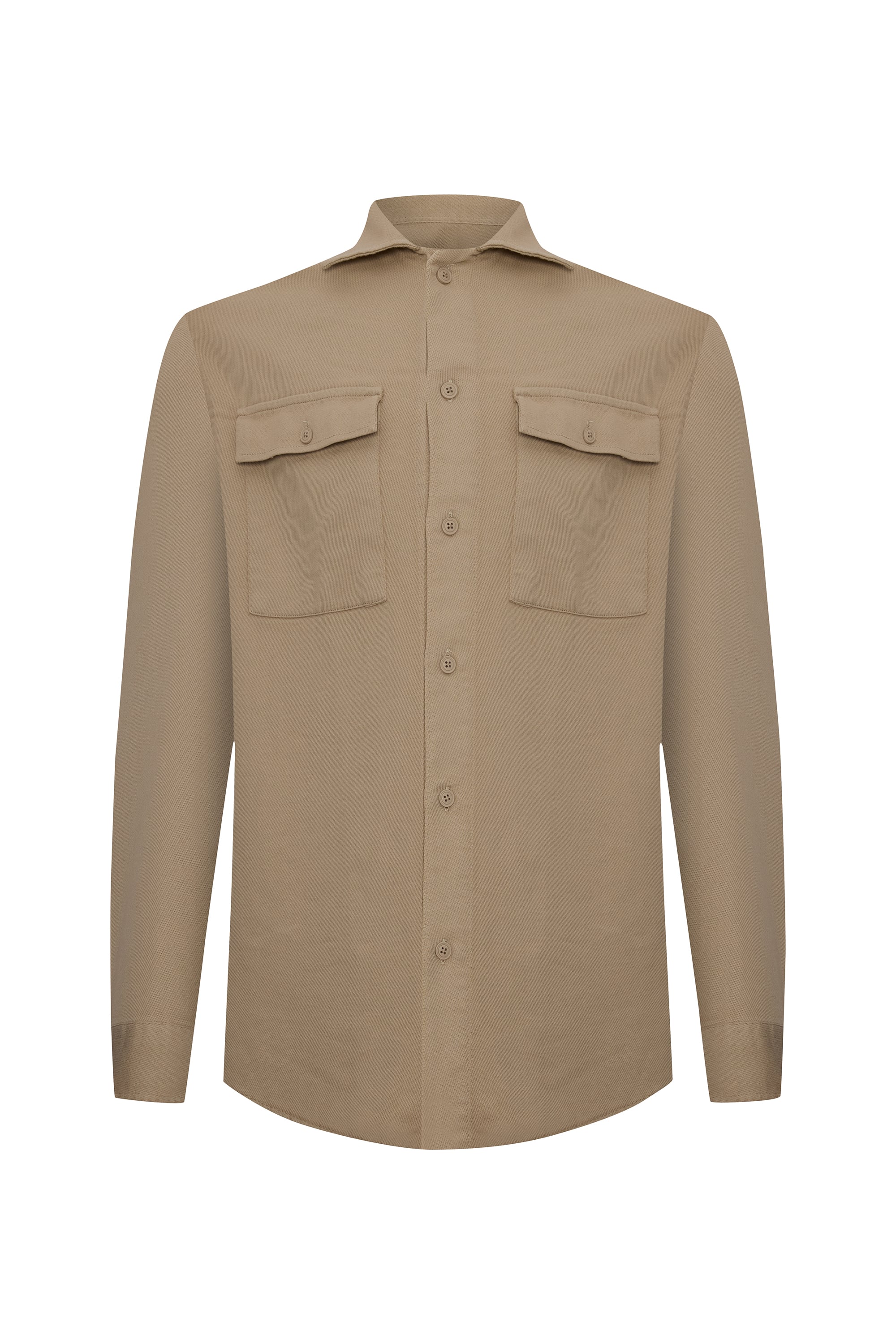 ÇİFT CEPLİ REGULAR FIT UZUN KOLLU GÖMLEK