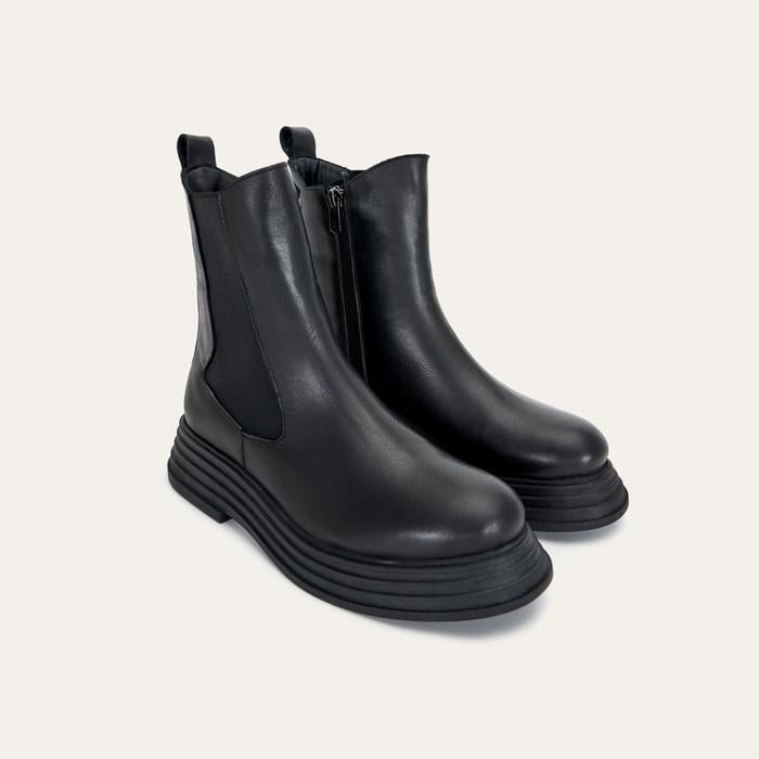 HAKİKİ DERİ YANLARI LASTİKLİ BOT